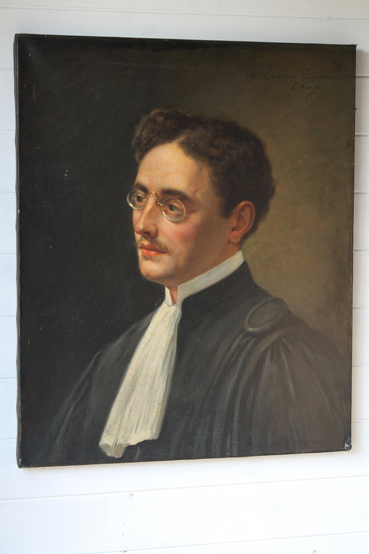 19th century French school portrait of a lawyer