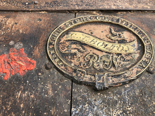 19th century Royal Navy campaign chest