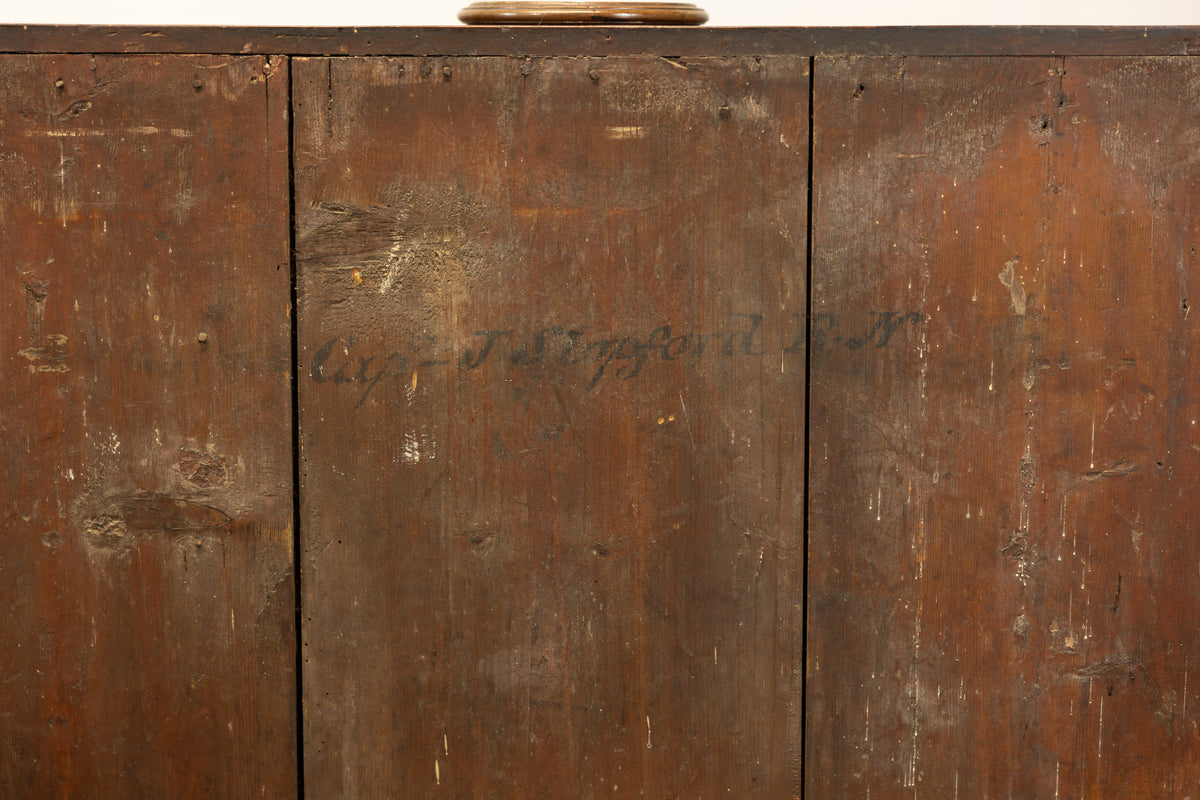 A rare and unusual Royal Navy campaign cabinet belonging to Captain (later Rear Admiral) James John Stopford RN