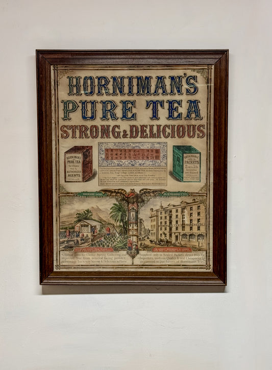 An original 19th century advertising poster for Horniman's Pure Tea