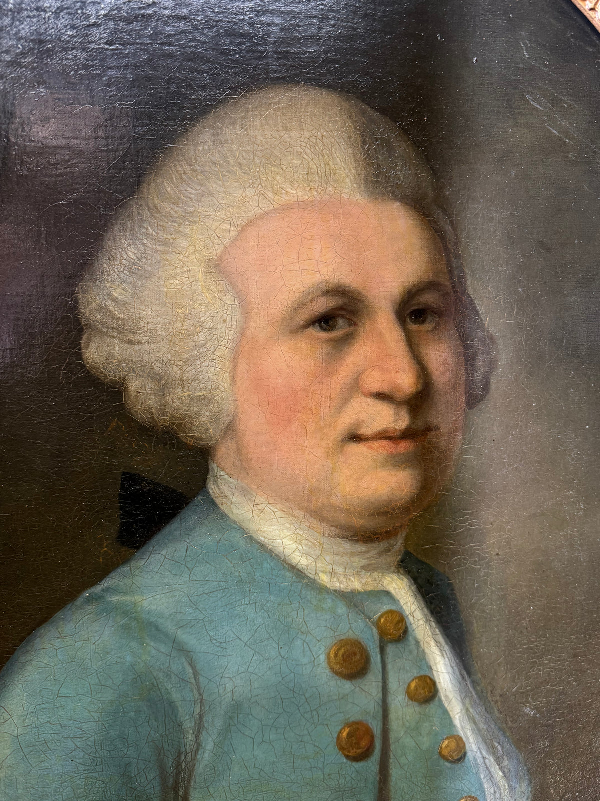 Circle of William Millar (1740-1776) Portrait of Thomas Dickson Physician to the London Hospital c. 1760