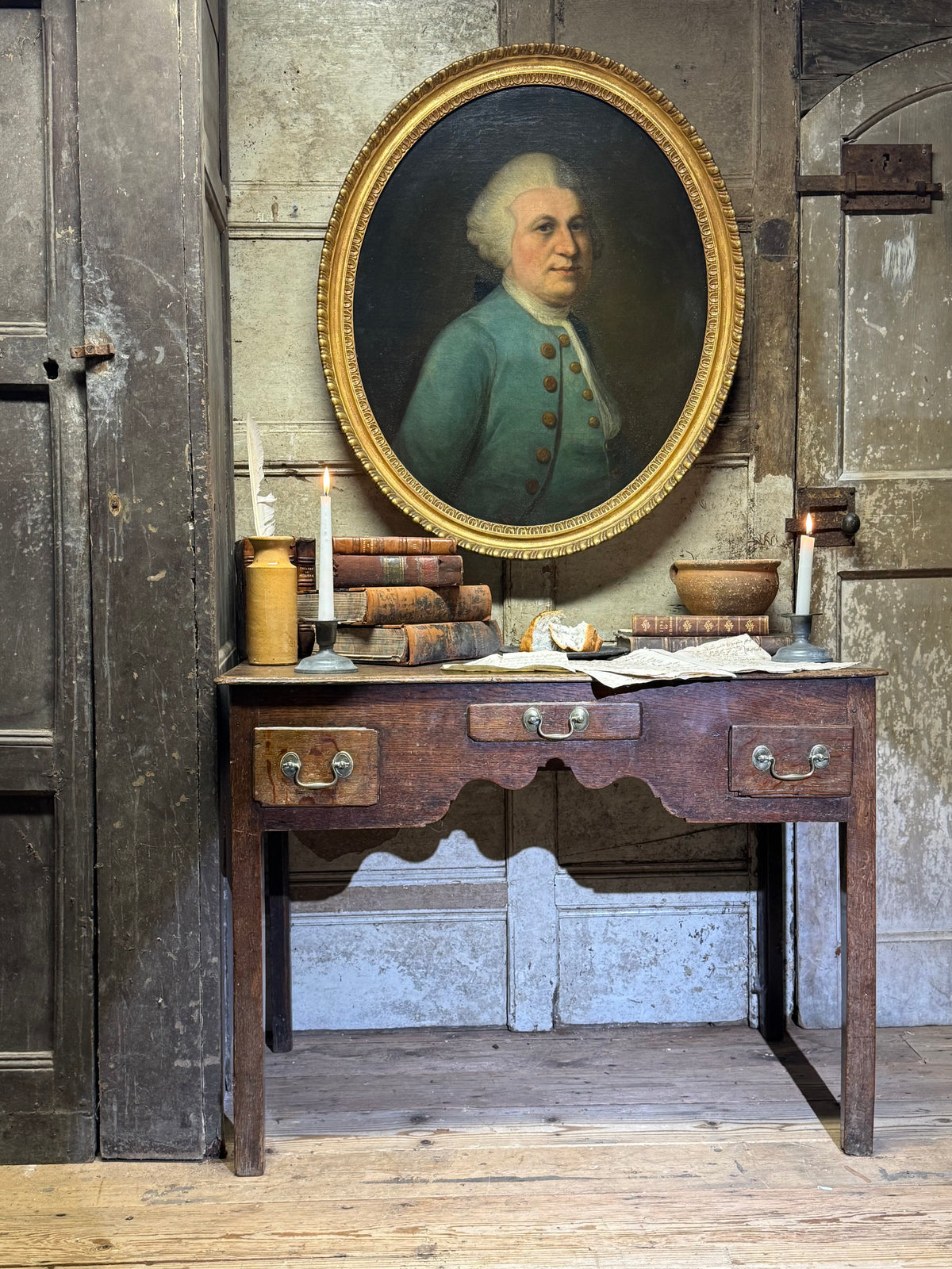 Circle of William Millar (1740-1776) Portrait of Thomas Dickson Physician to the London Hospital c. 1760