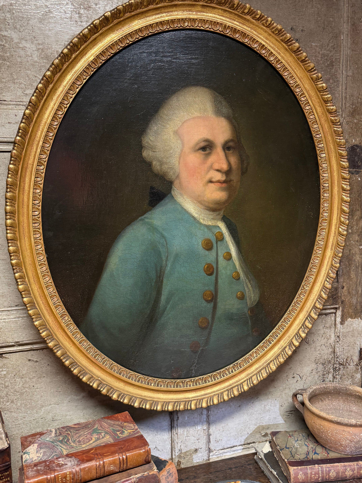 Circle of William Millar (1740-1776) Portrait of Thomas Dickson Physician to the London Hospital c. 1760