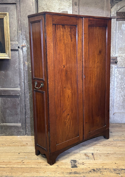 A slender Regency mahogany estate cabinet by repute from a Cambridge university college