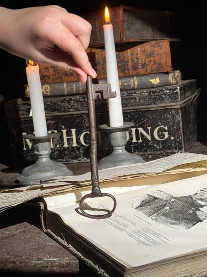 A good sized iron key c. 1700