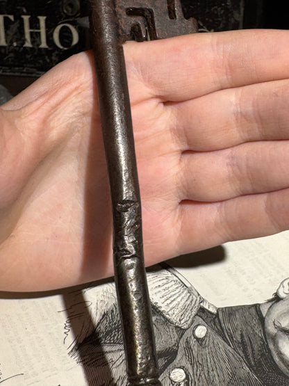 A good sized iron key c. 1700