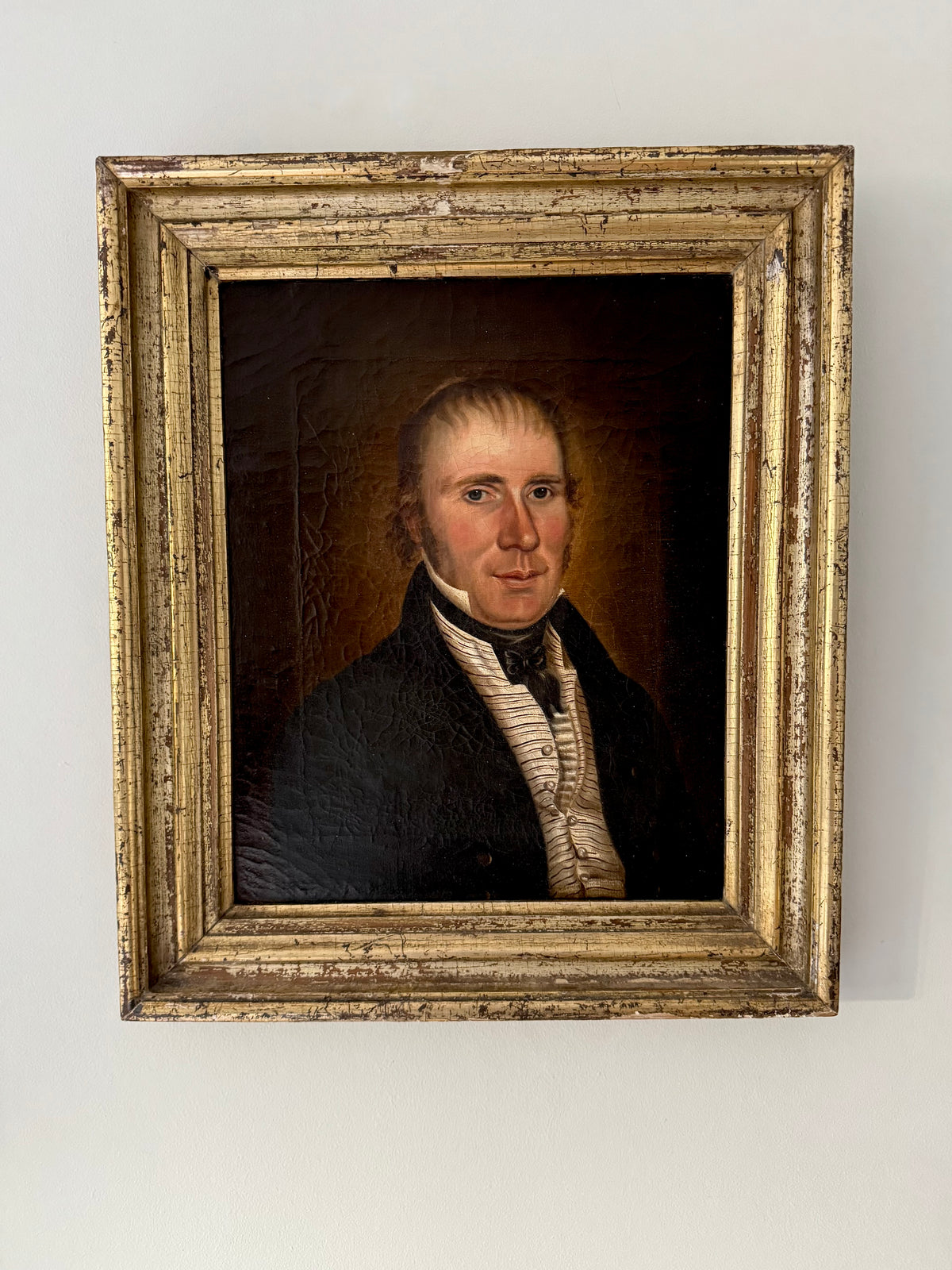An early 19th century French school portrait of a gentleman
