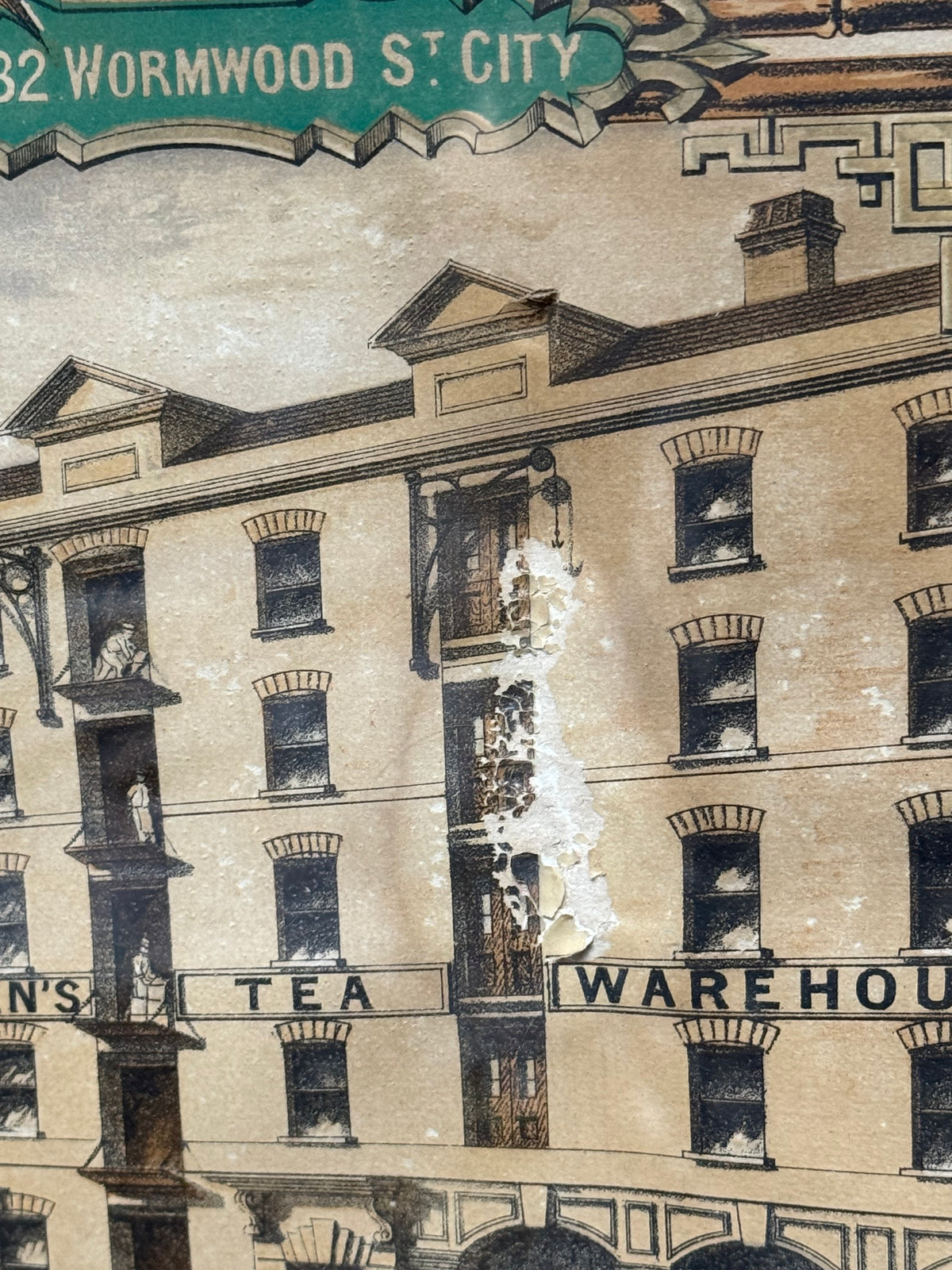An original 19th century advertising poster for Horniman's Pure Tea