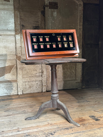 Original 1930s Dolphin Square Indicator Board, London – Espionage & Political History Interest