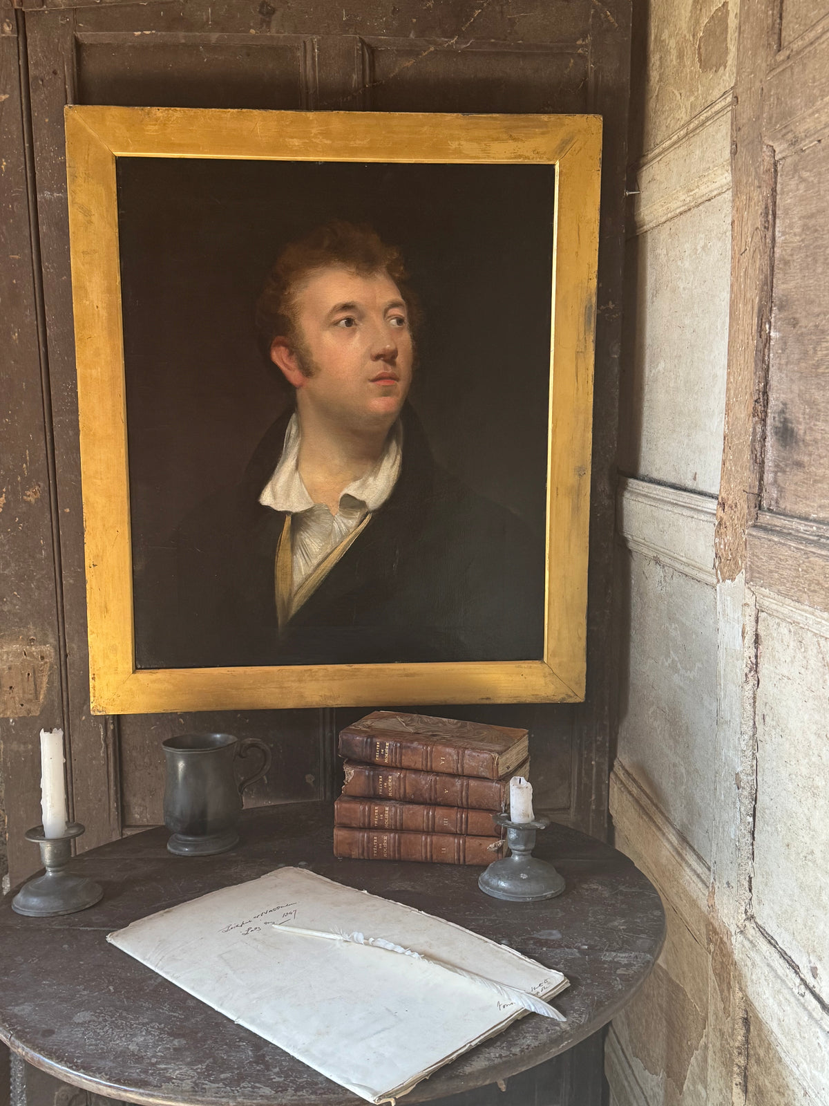 Attributed to Scottish artist James Howe c. 1815 Portrait of John Brash