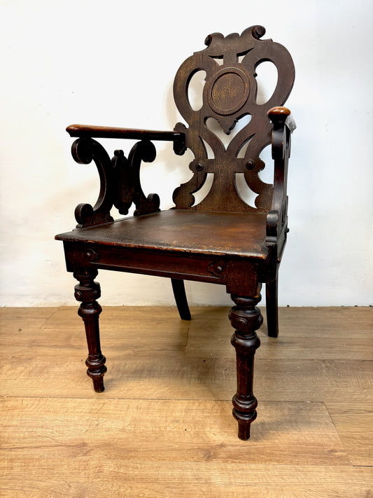 A 19th century chair in the manner of Richard Bridgens