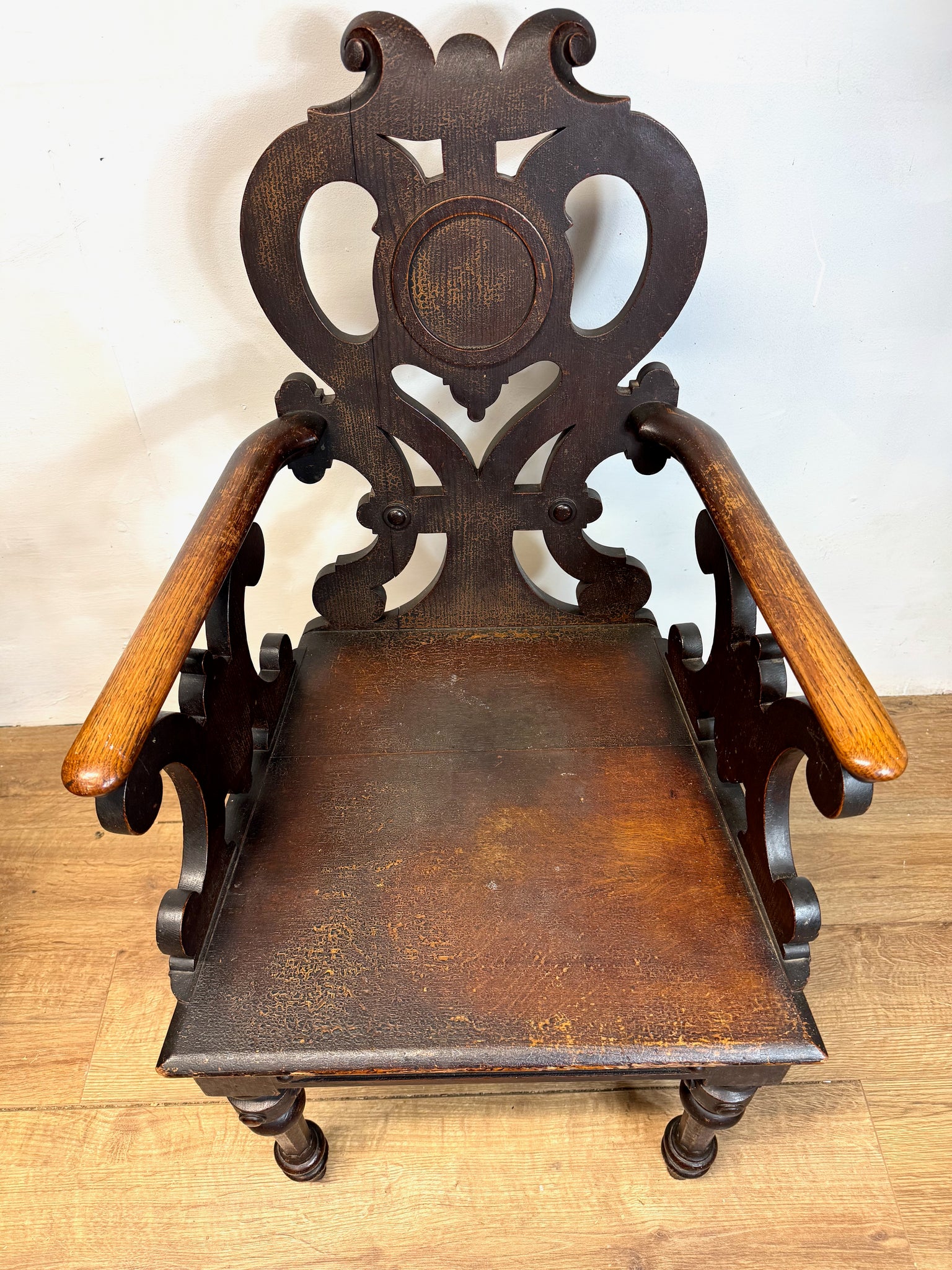 A 19th century chair in the manner of Richard Bridgens