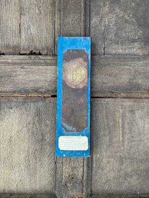 An exceptionally rare Royal Flying Corps finger plate 1912-1918