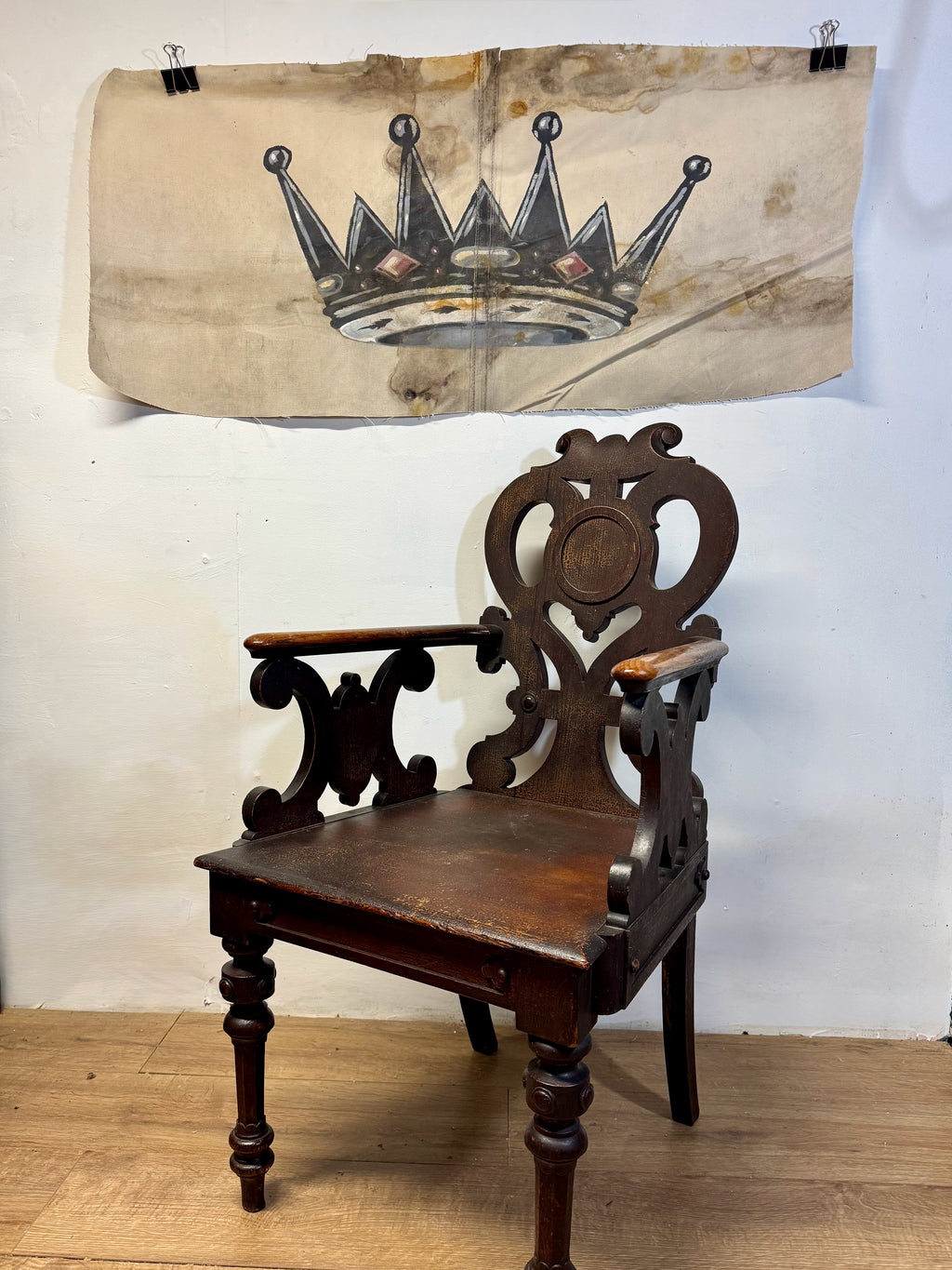 Late Victorian West Country banner from a jeweller's shop