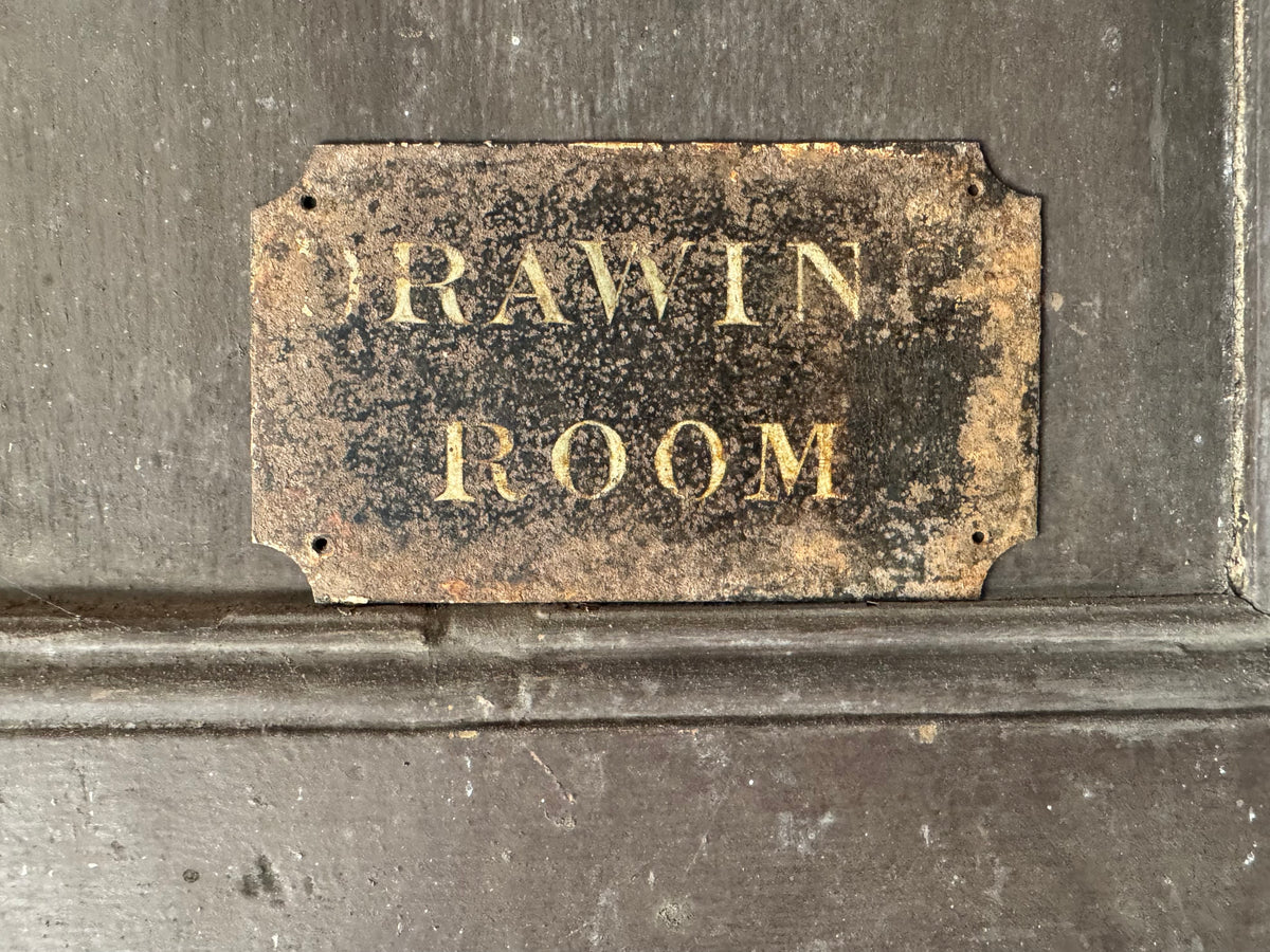 A Rare Collection of Four Victorian Tole Servants’ Call Bell Signs