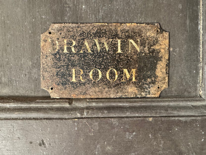 A Rare Collection of Four Victorian Tole Servants’ Call Bell Signs