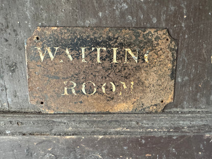 A Rare Collection of Four Victorian Tole Servants’ Call Bell Signs