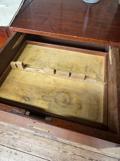 An unusual Anglo-Indian campaign table late 19th century, circa 1880