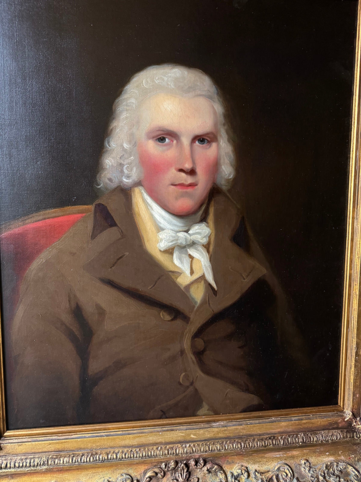 18th century portrait of Dr Thomas Wise of Hillbank, Forfarshire, Scotland