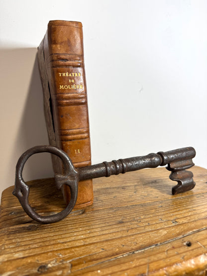 A substantial wrought iron key c. 1700