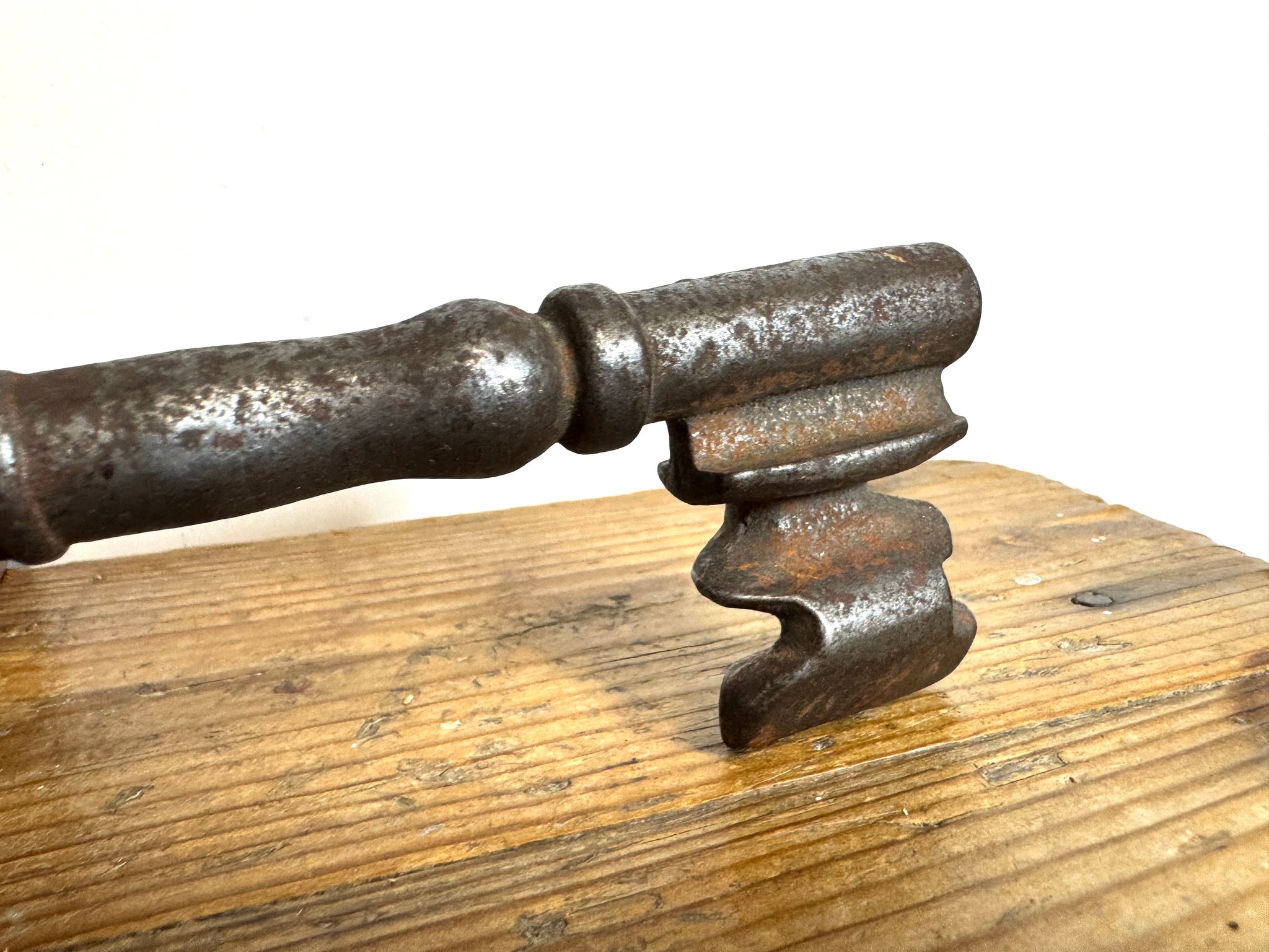 A substantial wrought iron key c. 1700