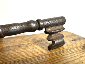 A substantial wrought iron key c. 1700