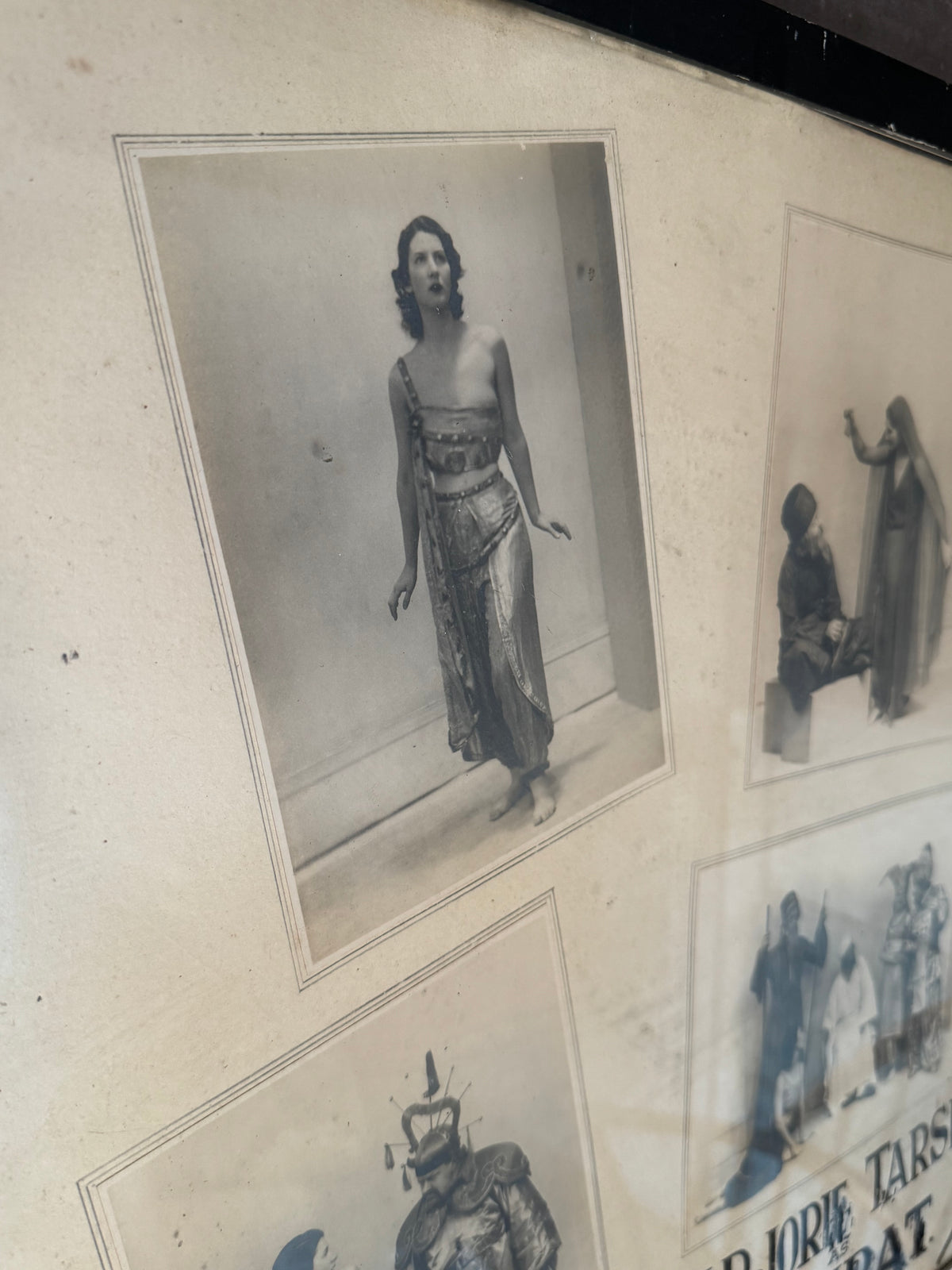 A Framed Group of 1930s Theatrical Photographs – Chu Chin Chow, Birmingham 1935