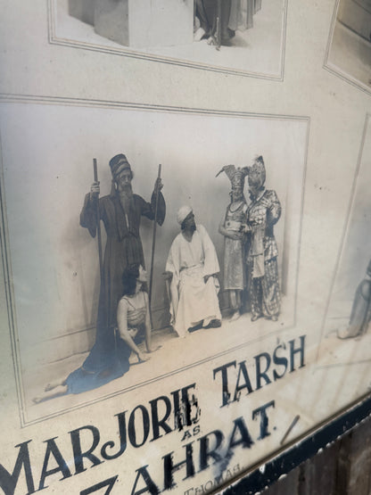 A Framed Group of 1930s Theatrical Photographs – Chu Chin Chow, Birmingham 1935