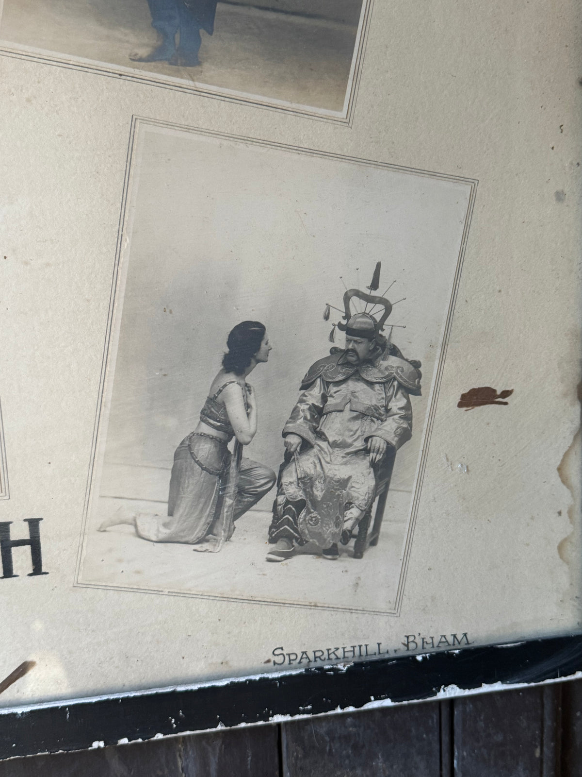 A Framed Group of 1930s Theatrical Photographs – Chu Chin Chow, Birmingham 1935