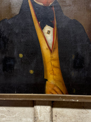 An early  19th century provincial portrait of a gentleman