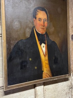 An early  19th century provincial portrait of a gentleman