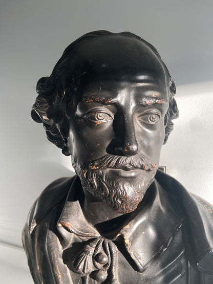Early 19th century bust of William Shakespeare by Lewis Brucciani