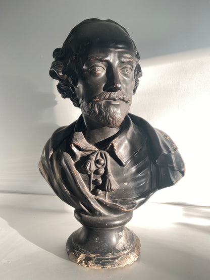 Early 19th century bust of William Shakespeare by Lewis Brucciani