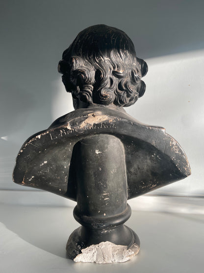 Early 19th century bust of William Shakespeare by Lewis Brucciani