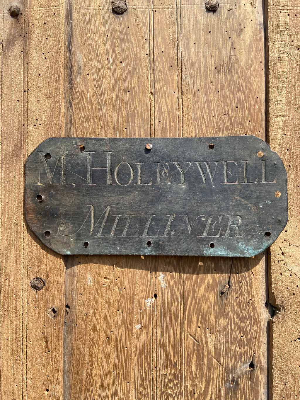An English Regency copper trade sign from Lincolnshire c. 1815