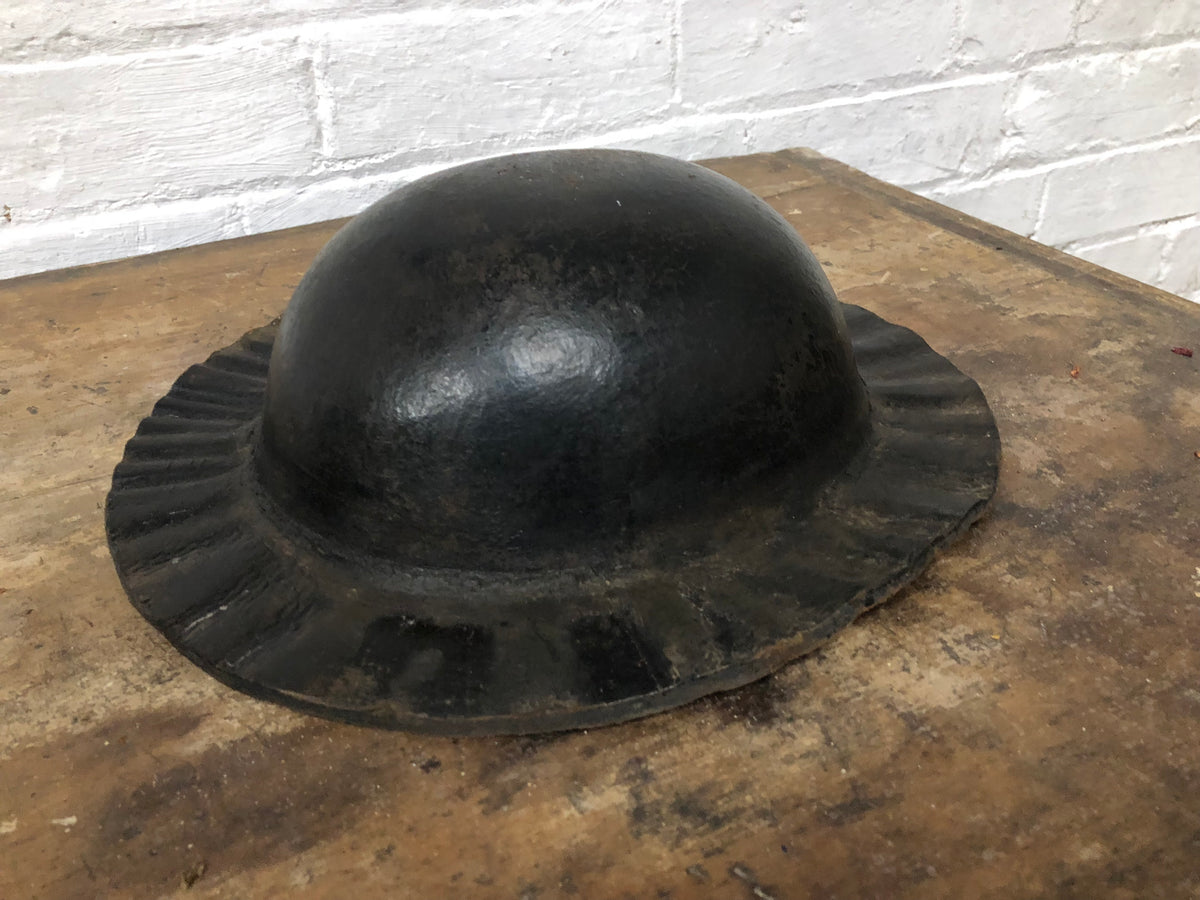 19th century leather costermonger’s hat