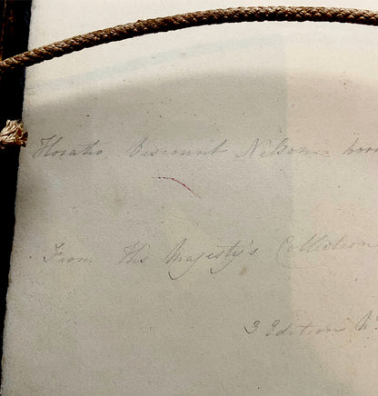 An original pencil drawing of Admiral Viscount Nelson, by William Thompson 20th December 1832