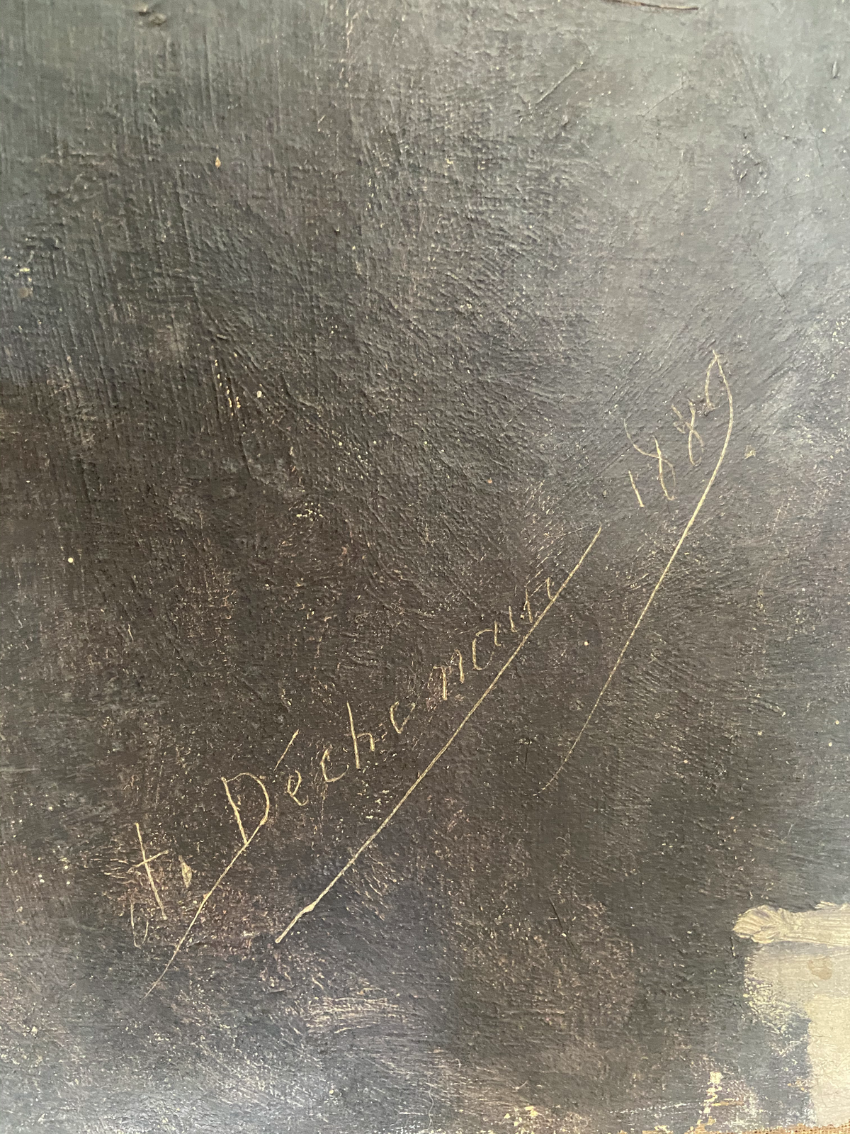 A large portrait of the Venus De Milo signed 1889 A. Déchenaud