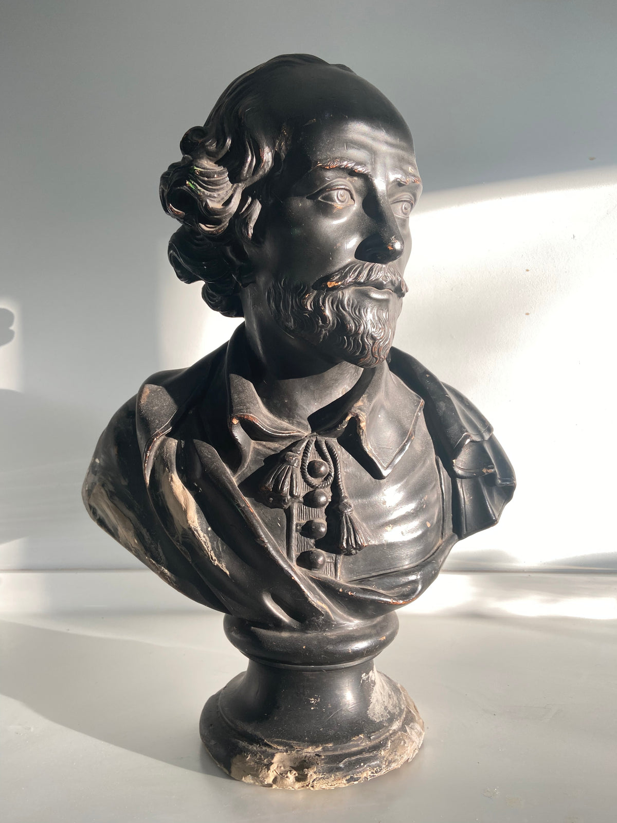 Early 19th century bust of William Shakespeare by Lewis Brucciani