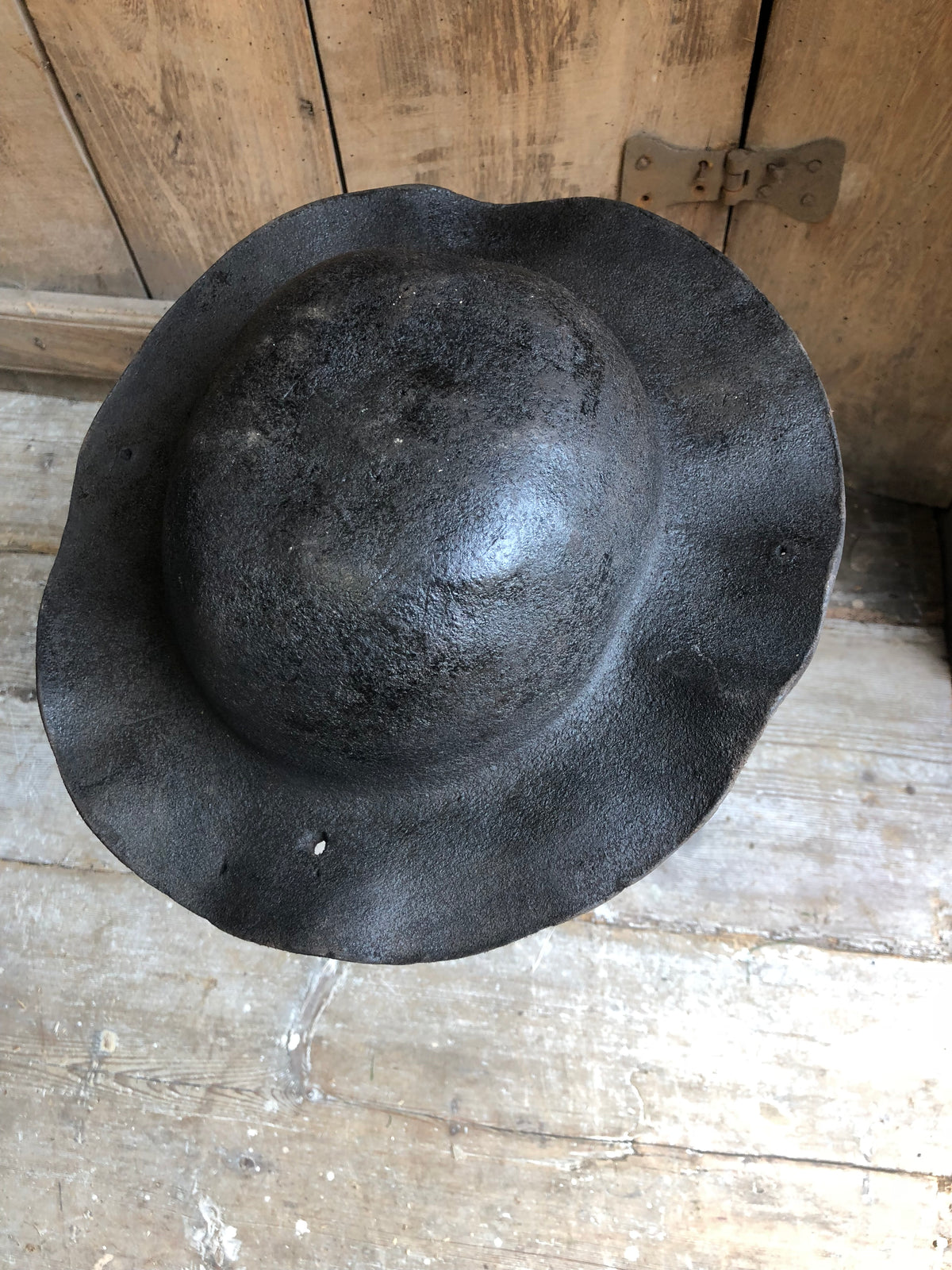 Early 19th c leather hat