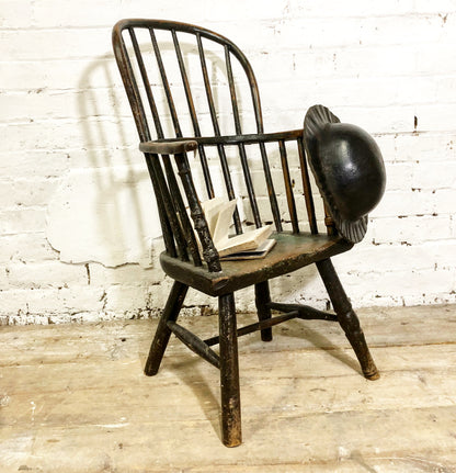 Early 19th century large West Country Windsor child's chair