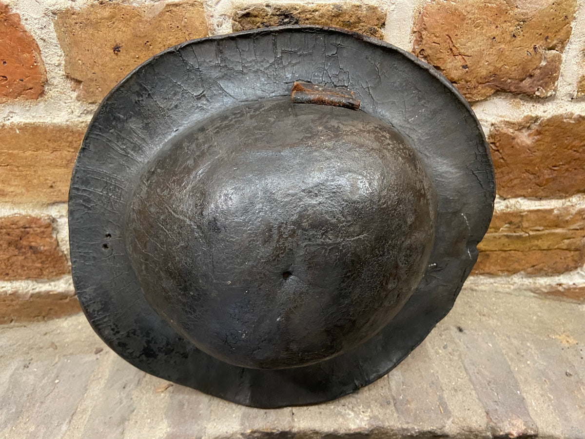 An early 19th century leather miner’s hat