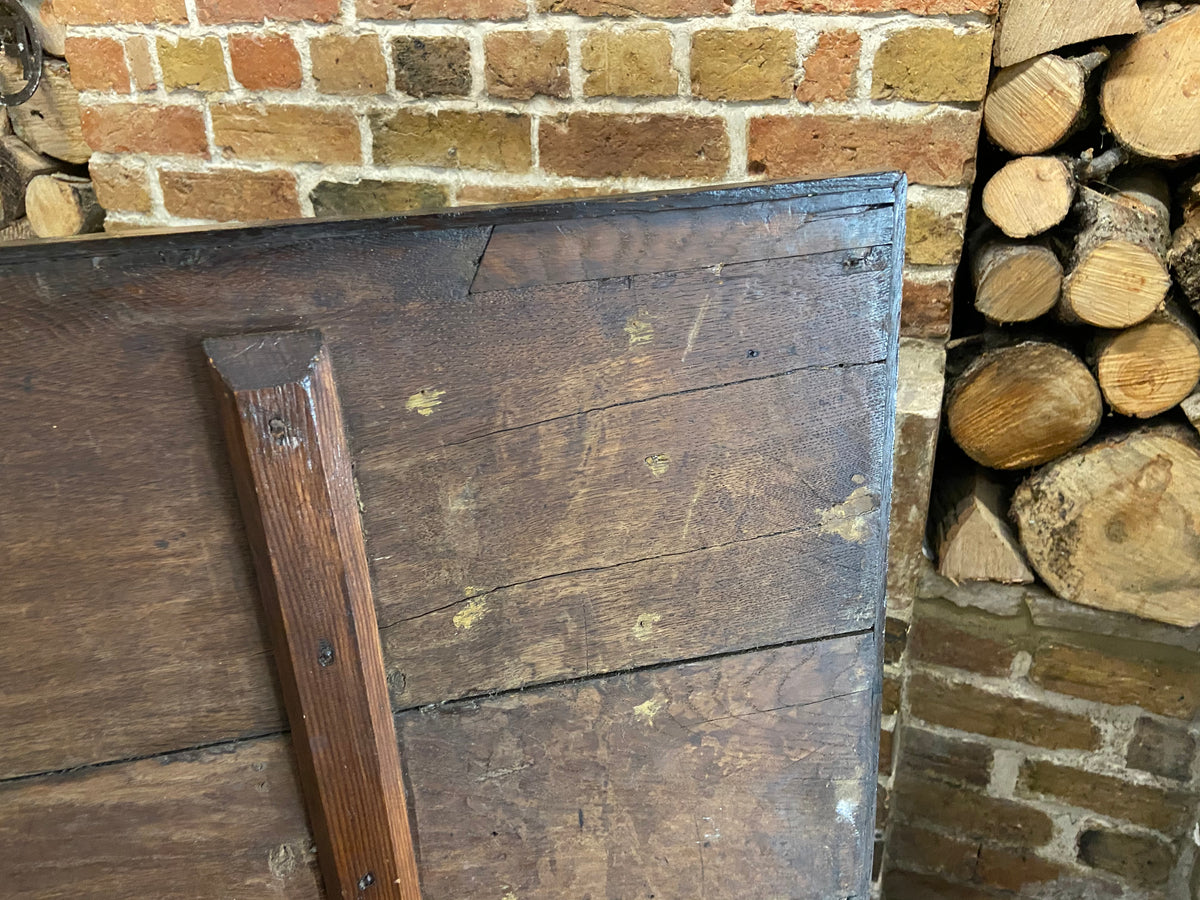17th century joined oak chest, Exeter chest with Thomas Dennis connections