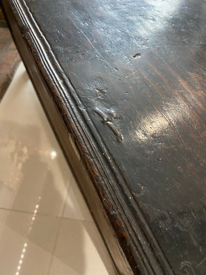 17th century joined oak chest, Exeter chest with Thomas Dennis connections