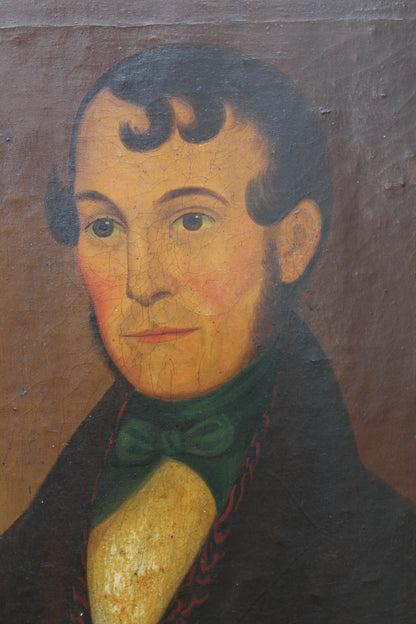 Portrait of an American botanist or herbalist c. 1830