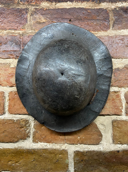 An early 19th century leather miner’s hat