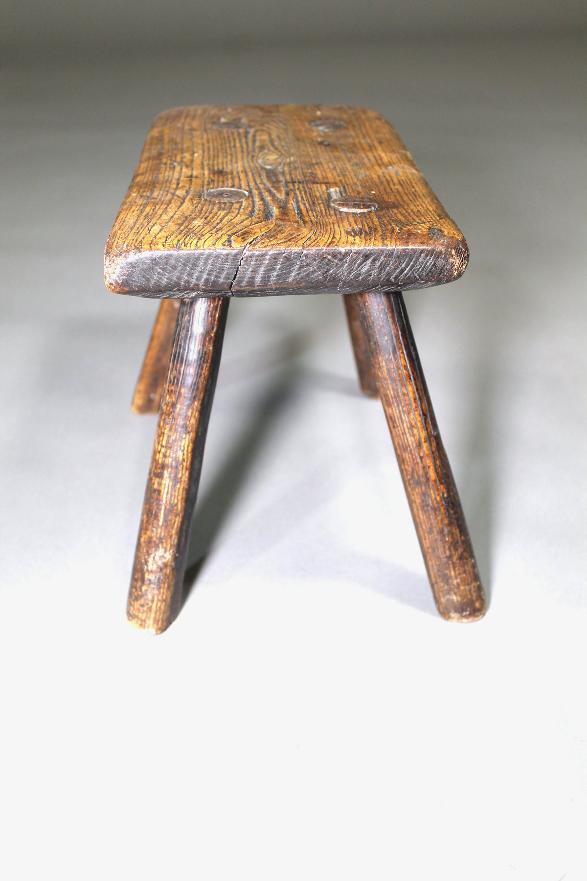 A fine early 19th c ash stool