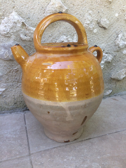 Collection of 19th c Provençal French confit pots