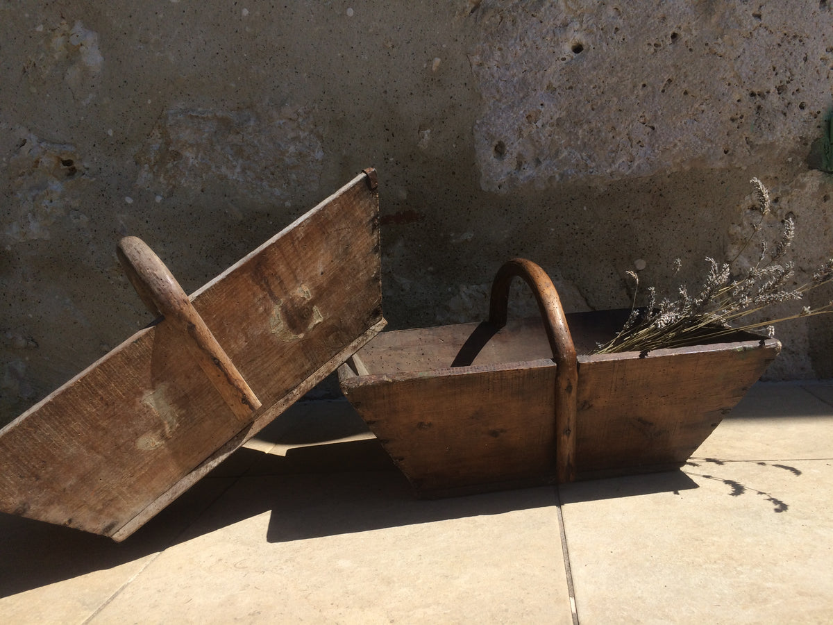 Original French grape trugs