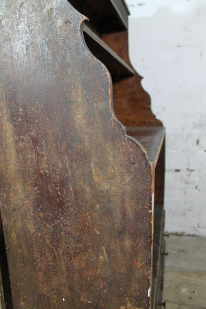 Early  19th c waterfall bookcase of smaller proportions